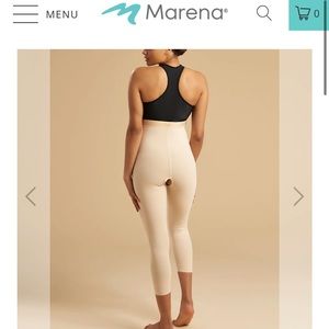 Black - Marena High-Waist Zippered Girdle - Calf Length